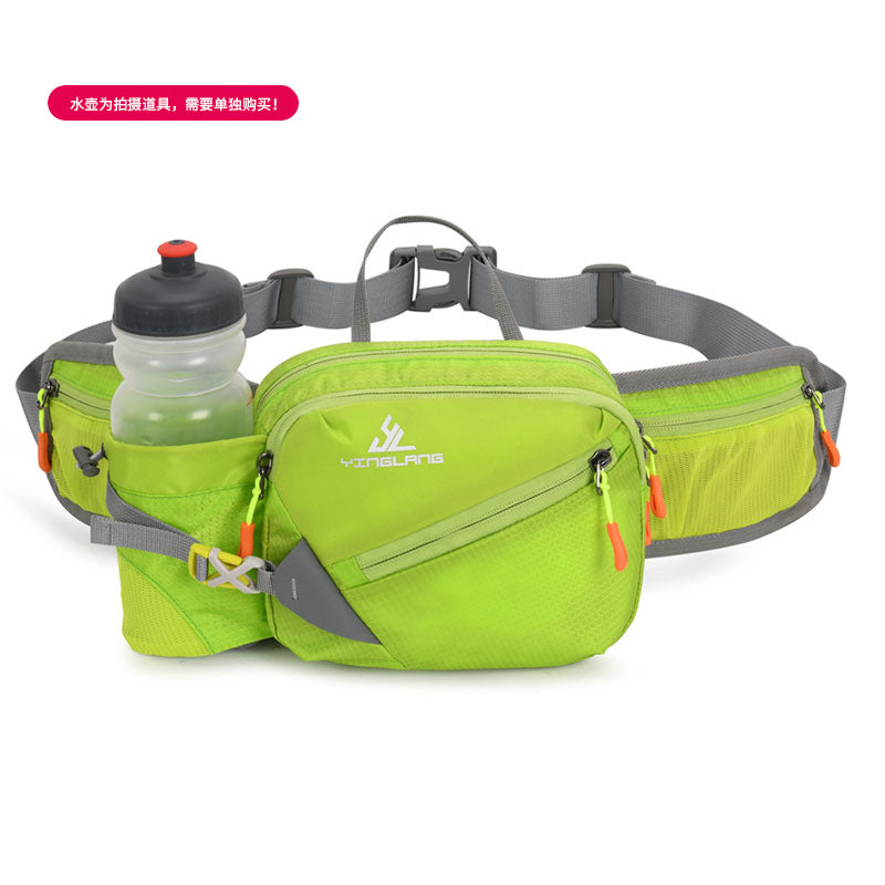 Wautton Outdoor Fanny Pack Bum Bag Big Campacity Water Resistant Nylon with Water Bottle Holder