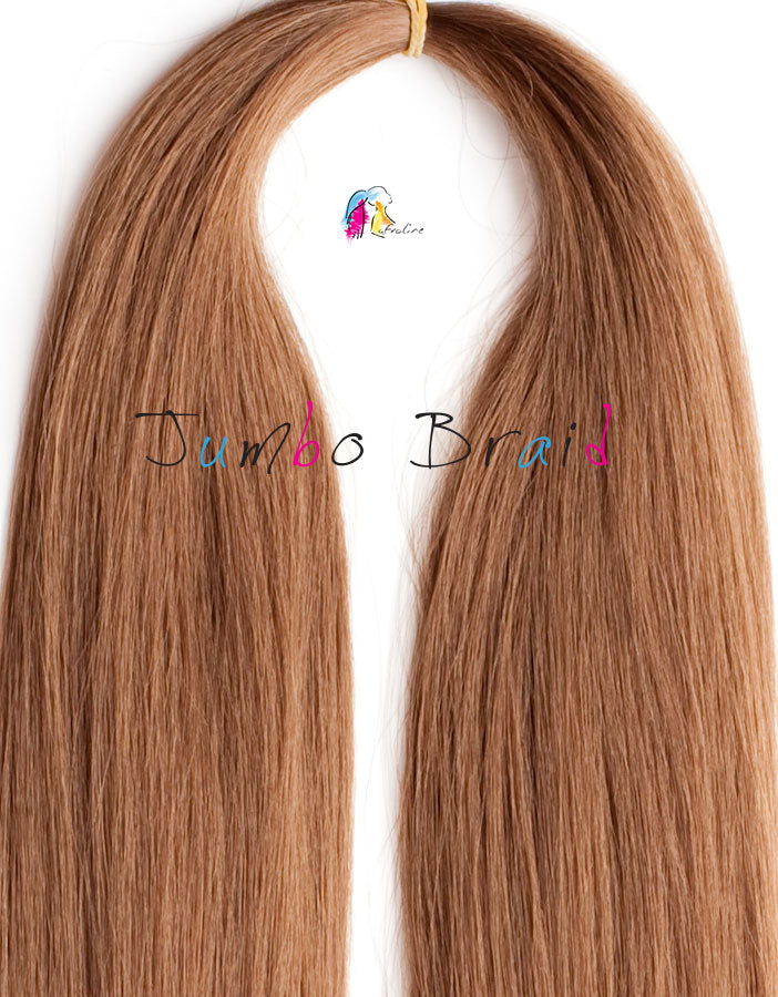 Jumbo Braid póthaj 12# Világosbarna AFROline-1