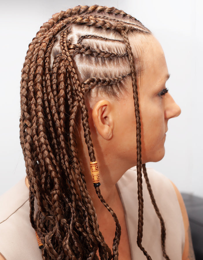 Jumbo Braid póthaj 12# Világosbarna AFROline-3